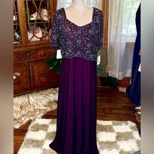 Pisarro Nights Purple Evening Gown